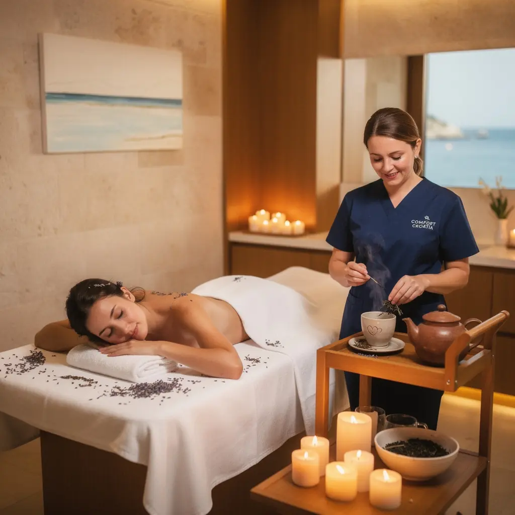 Svježe ubrane biljke mente i kadulje, spremne za pripremu umirujućeg napitka.