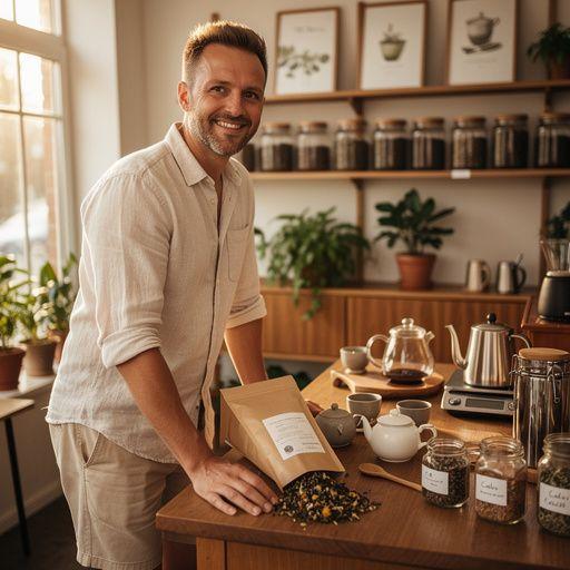 Mirna scena zalaska sunca uz šalicu čaja i knjigu.